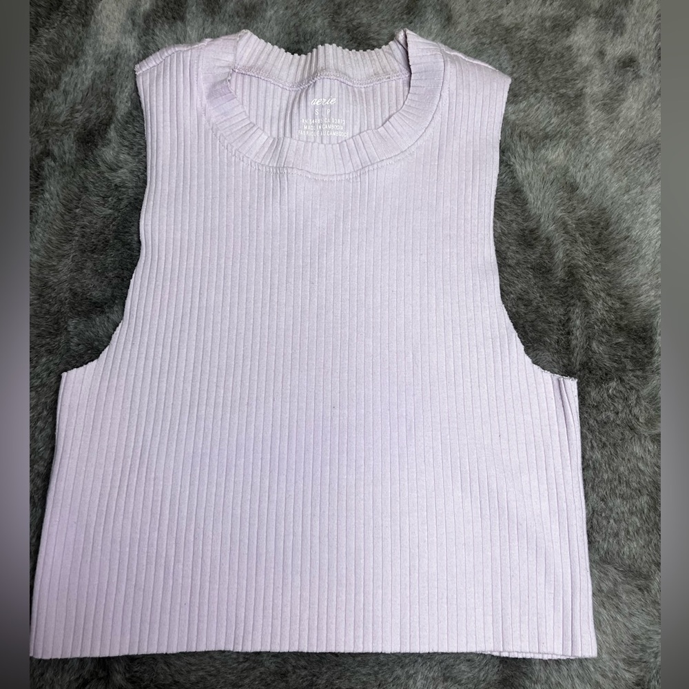 Arie light purple no sleeve top